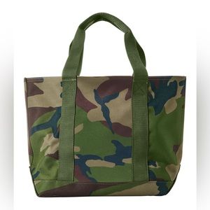 L.L.Bean Tote Bag Khaki(Camouflage) Open-Top